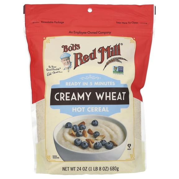 Bob's Red Mill Creamy Wheat Hot Cereal, 24 oz (680 g)