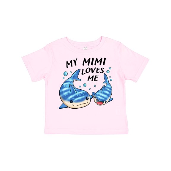 Inktastic My Mimi Loves Me Whale Shark Boys or Girls Toddler T-Shirt