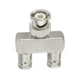 thumbnail image 4 of Adaptador divisor BNC coaxial RF Eightwood, paquete de 2 unidades BNC M a 2xBNC F, 4 of 5