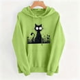 thumbnail image 5 of PNTUTB Halloween Women's Hoodie Drawstring Long Sleeve Sweatshirt Fashion Print Casual Loose Comfortable Fall Winter Trendy Top with Pocket, 5 of 7