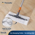 thumbnail image 2 of YOCADA Dry Mop with 10 Pcs Disposable Non-Woven Refills ,Floor & Wall Cleaning Mop ,Orange​, 2 of 7
