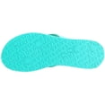 thumbnail image 6 of Flip Flops Beach Slides Leather Thongs Comfy Casual Sandals slippers (Women 5-6,Green), 6 of 6
