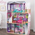 KidKraft 18inch Wooden Dollhouse Manor, over 5' Tall with 12 Pieces