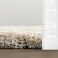 thumbnail image 2 of nuLOOM Gloria Abstract Shag Area Rug, 4' x 6', Light Brown, 2 of 8