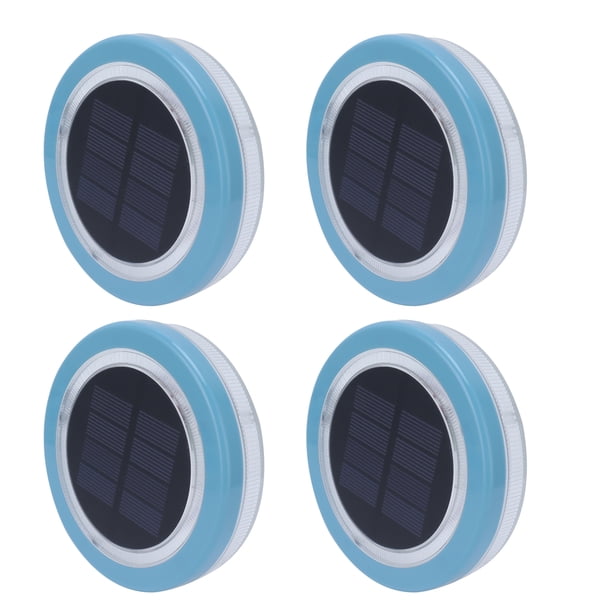 Luz flotante solar 4 colores de luz Luz LED para paisaje de piscina Resistente a la presión con resistente a la presión para piscinas al aire libre para piscinas Estanques Lagos ANGGREK Otros