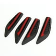 thumbnail image 1 of Protector de Coche Puerta Negro Rojo Placa de Goma Delantero Trasero, 1 of 1