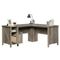 thumbnail image 5 of Better Homes & Gardens Modern Farmhouse L-Desk, Rustic Gray Finish, 5 of 11