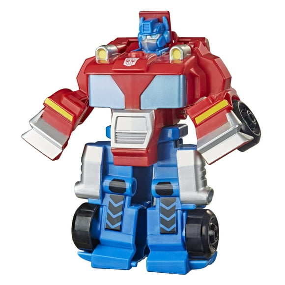 Playskool Heroes Transformers Rescue Bots Academy Classic Heroes Team Optimus Prime Converting Toy, 4.5-Inch Action Figure, Ages 3 and Up
