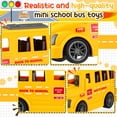 thumbnail image 4 of Autobús escolar de juguete Blueweenly Mini, 9,9 cm, plástico amarillo, 48 unidades, 4 of 6