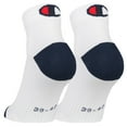 thumbnail image 2 of Champion Unisex Socks - Sports Socks, Ankle Socks, Performance 2 Pack White 35-38 (Uk 3-5), 2 of 2