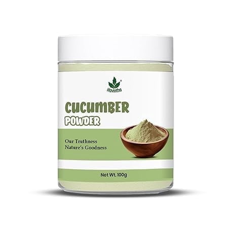 Havintha Natural Cucumber Powder for Skin Care, Herbal Face Pack & Cleanser, Natural Skin Care Powder, 100 g