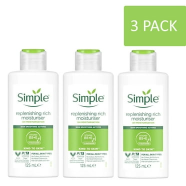 Simple Kind To Skin Replenishing Rich Moisturizer 125 ml Pack of 3
