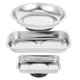 thumbnail image 1 of Magnetic Bowls For Mechanics Tool Trays Heavy-Duty Silver 23.80X13.80X4.00CM Anti-Slip 3Pcs, 1 of 5