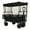 Black, variant on BOFANG 7" Wheels Wagon with Canopy and Mosquito Net