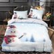 thumbnail image 3 of Juegos de ropa de cama juegos de colchas de muñeco de nieve navideño fundas de almohada Impresión 3D regalos de sábanas y camas Full tamaño, 3 of 5