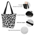 thumbnail image 4 of Kll Tote Bag For Women Similar To Leopard Print Print Shopping Grocery Reusable Bags For Office School Shopping Travel, 4 of 7