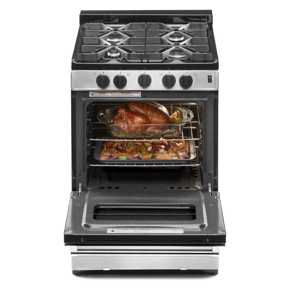 Whirlpool WFG500M4HS 24 Inch Freestanding Gas Range with Sealed Burners