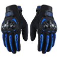 thumbnail image 1 of Guantes de moto con pantalla táctil Manoplas de moto Protección de nudillos al aire libre Azul M ACTIVE, 1 of 3