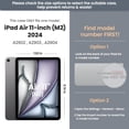 thumbnail image 2 of Funda Herize para iPad Air 11 M3/M2 con protector de pantalla, 2 of 6