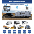 thumbnail image 3 of 7" Wireless Backup Camera with BSD, HD Rear View AHD1080P Cam System with Night Vision, Support 12V&24V Easy DIY Installation for Truck RV Trailer, 3 of 6