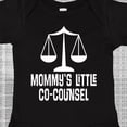 thumbnail image 4 of Inktastic Lawyer Mommy Little Co Counsel Boys or Girls Baby Bodysuit, 4 of 5