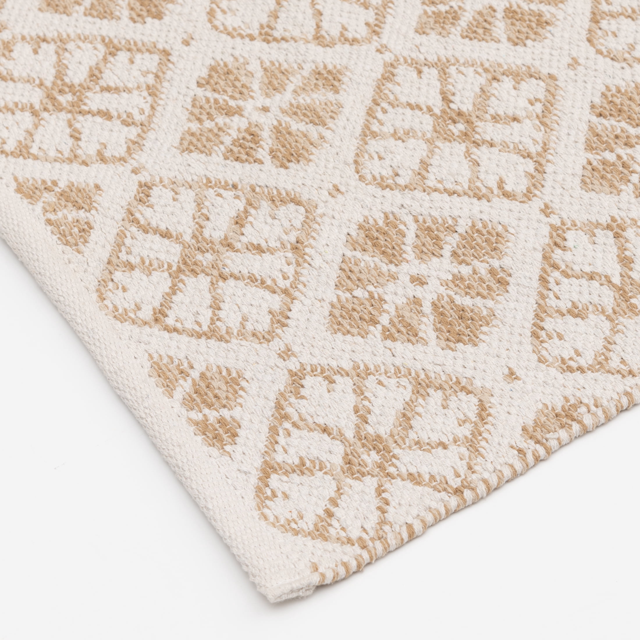 Mainstays by Becky G. & Alejandra Indoor Accent Rug, Beige Tile, 24" x 36"
