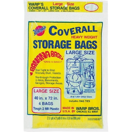 Warps Cb 40 X 72 Large Storage Bags 4 Count