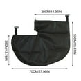 thumbnail image 3 of NWOKYZGH Leaf Vacuum Collection Bag Adjustable Leaf Vacuum Collection Bag with Zip for Lawns Garden, 3 of 9