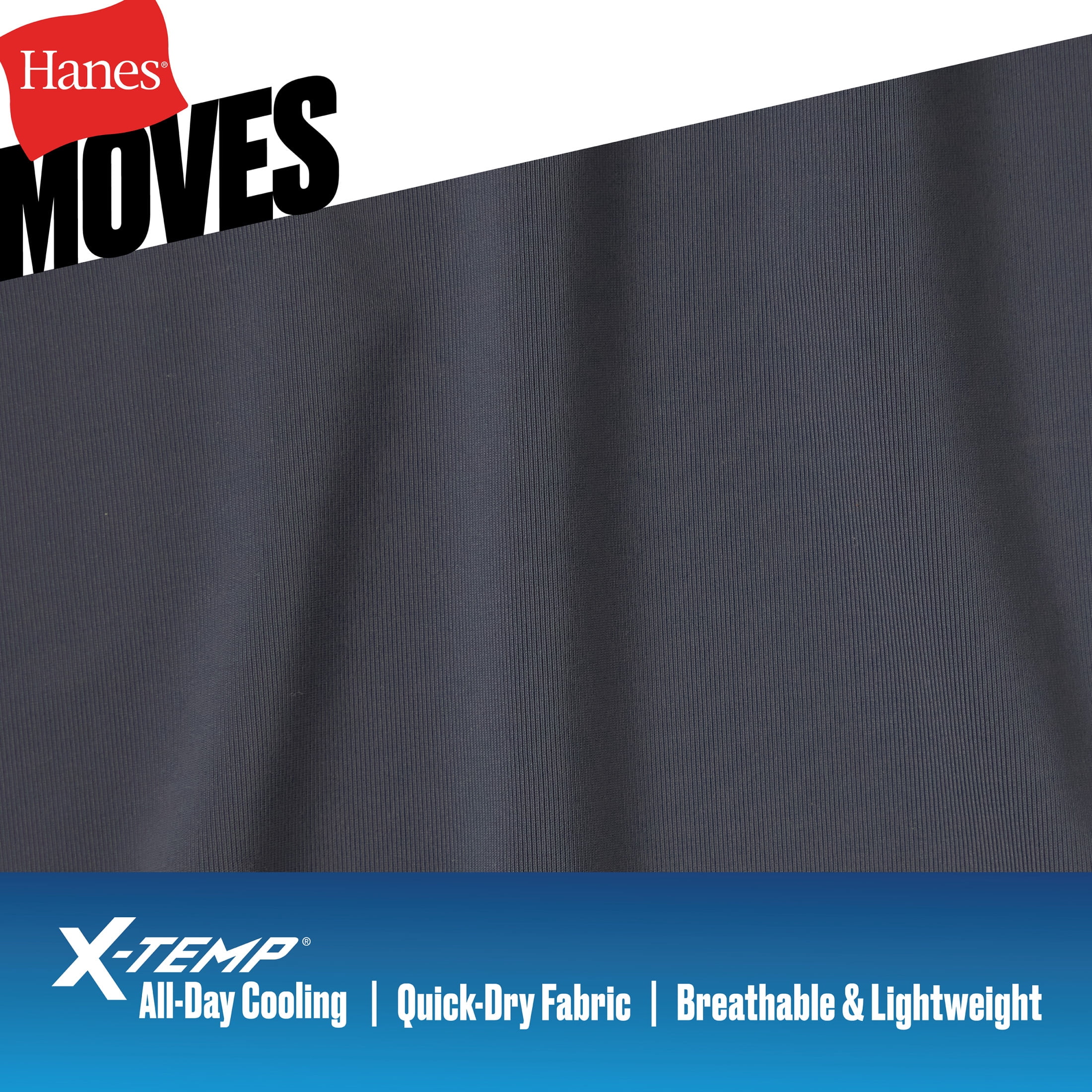Hanes Mens Underwear Boxer Briefs, 3-Pack, Moves Anti-Chafe Boxer Briefs