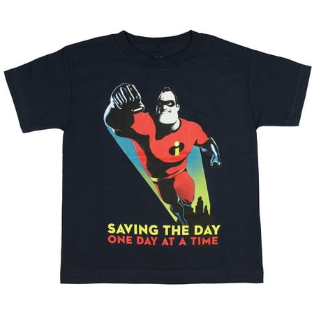 Disney Pixar The Incredibles Shirt Boys' Saving The Day