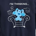 thumbnail image 3 of Blue Clues & You! - Blue's Thinking Chair - Toddler And Youth Crewneck Fleece Sweatshirt, 3 of 5