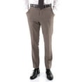thumbnail image 5 of Ferrecci Men's Mason Sand Wool Slim Fit Notch Lapel 2 Piece Suit with Matching Flat-Front Dress Pants (44 Long), 5 of 7