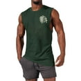thumbnail image 2 of Cmfcve Men's Summer Tank Top Crew Neck Sleeveless Graphic Tees Printed Breathable Vacation Tank Top, 2 of 5