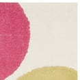 thumbnail image 4 of Safavieh  Handmade Children's Bubbles Ivory/ Pink N. Z. Wool Rug - 2'3" x 7', 4 of 4