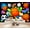 Color 4, variant on Wallpaper Vibrant Basketball Colorful Paint Splatter Peel and Stick Wall Murals 69"H x 96"W Removable PVC Wall Paper Self-Adhesive Wall Paintings Art Decor for Bedroom Living Room