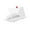 White, variant on Phone Screen Magnifier - 12in Folding Stand, 3-4X Enlargement for Video Watching, Desktop & Travel Use(Red)
