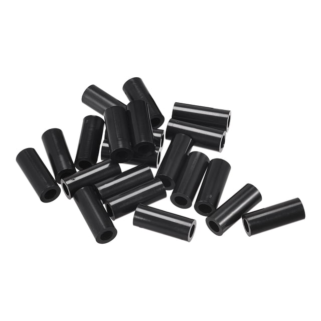 Unique Bargains Entretoise Ronde ABS ID 4.2mm OD 7mm Longueur 18mm Noir Lot de 200