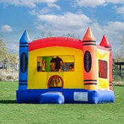 JumpOrange Commercial Grade Bounce House for Kids and Adults (with Blower), Crayon