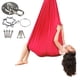 thumbnail image 1 of Hamaca Elástica para Hamaca Con Columpio Sensorial Elástica para Interiores Y Exteriores Toalla Yoga Aérea (rojo 280 * 100 CM) [Estilo Infantil], 1 of 9