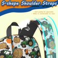 thumbnail image 5 of Tractor and Haybales White Pattern 17" School Backpacks for Teens,Waterproof Oxford Fabric,S-Shape Padded Straps for School,Travel,Hiking,Camping, 5 of 6