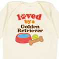 thumbnail image 4 of Inktastic Golden Retriever Loved by a Boys or Girls Long Sleeve Baby Bodysuit, 4 of 5