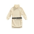 thumbnail image 1 of Dewadbow Kids Baby Girls Sweater Dress Winter Turtleneck Knitted Dress, 1 of 6
