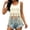Beige, variant on Summer Boho Tops for Women Crew Neck Sleeveless Tank Top with Lace Fringe Hem Casual Beach Vacation Wear Beige M