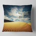 thumbnail image 2 of Designart 18" x 18" Yellow Polyester Throw Pillow, 2 of 5