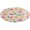 style-3, variant on Flamingo Pattern Soft Bedroom Round Area Rug, Washable Cute Nursery Circle Throw Mat, Non-Slip Contemporary Small Low Pile Floor Carpet for Dorm Bedside