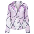 thumbnail image 4 of Camisas Para Mujer Tops Blusas Moda Casual Cómoda Camisa de Manga Larga Estampado de Solapa Odeerbi  ODB138597, 4 of 5