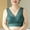 Green, variant on Wireless Bra for Women V Neck Plus Size Sleep Bra Full Coverage Lounge Comfort Bras Wide Strap Bralette