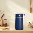thumbnail image 3 of aislado al vacío de acero inoxidable para comida caliente, taza de viaje para café, contenedor de sopa aislado portátil de 800ml, tarros de com Azul perfecl Contenedor de sopa, 3 of 8