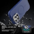 thumbnail image 2 of Case For iPhone 14 Plus 6.7 inch, Shockproof Rugged Protection With Camera Stand and Wireless Charging MagSafe Phone Case for iPhone 14 Plus,Navy Blue, 2 of 6