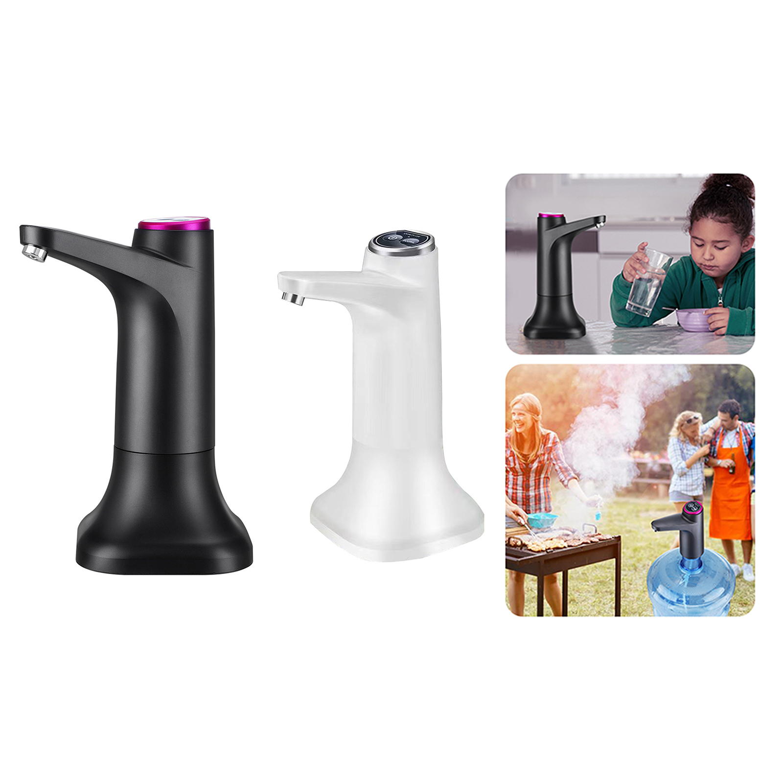 Intelligent Desktop Kitchen Outdoor Quantitative Electric Water Dispenser USB Rechargeable Button Control Wine Extractor